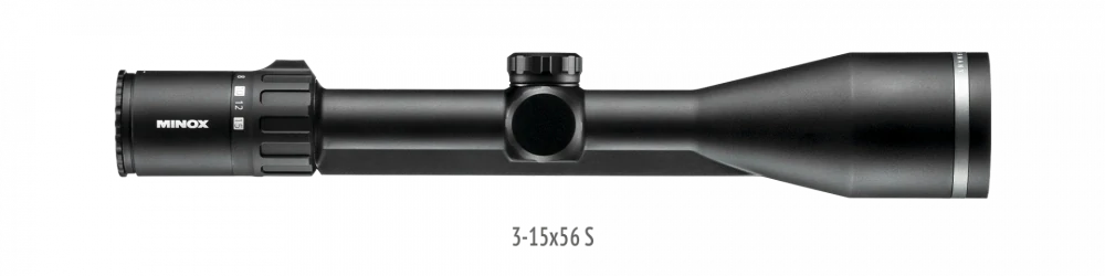 Puškohľad Minox Allrounder 3-15x56 German 4 so šínou