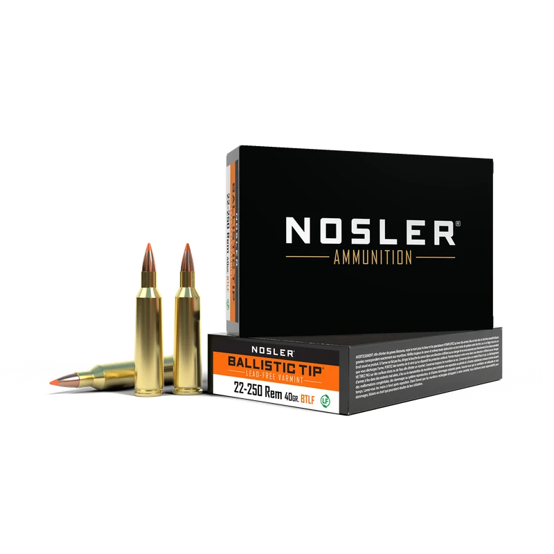 22-250 Remington 40gr Ballistic Tip Lead Free Varmint