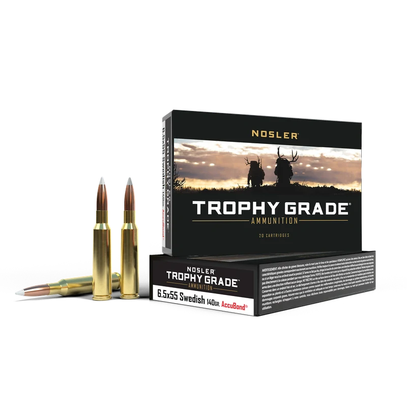6.5x55 Mauser 140gr AccuBond Trophy Grade