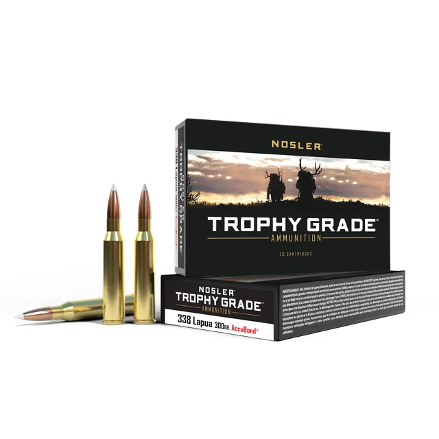 338 Lapua 300gr AccuBond Trophy Grade